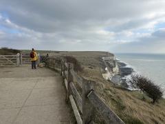 Heading onto The White Cliffs of Dover